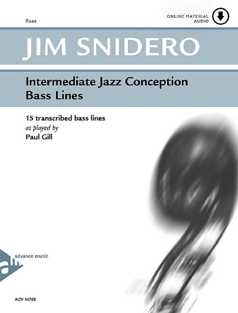 Intermediate Jazz Conception Bass Lines - Jim Snidero