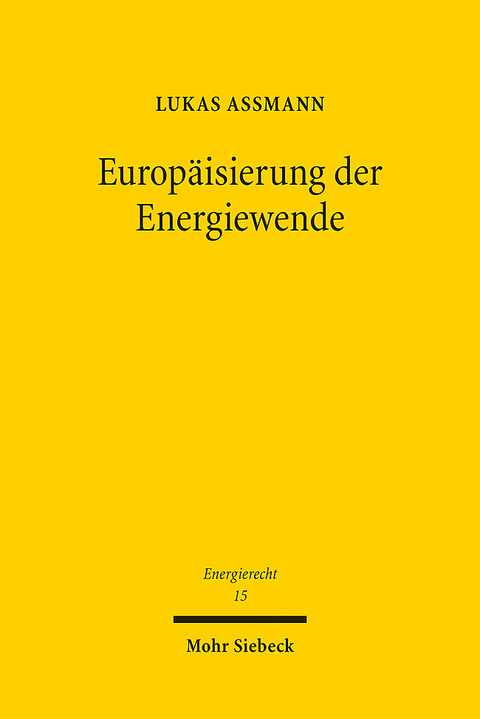 Europäisierung der Energiewende - Lukas Assmann