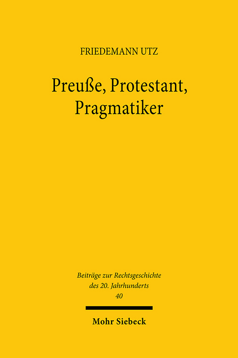 Preuße, Protestant, Pragmatiker - Friedemann Utz