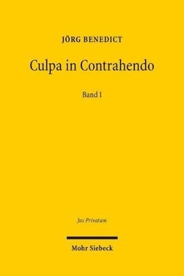 Culpa in Contrahendo - Jörg Benedict