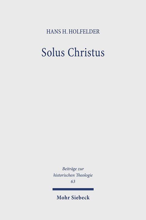 Solus Christus - Hans H Holfelder
