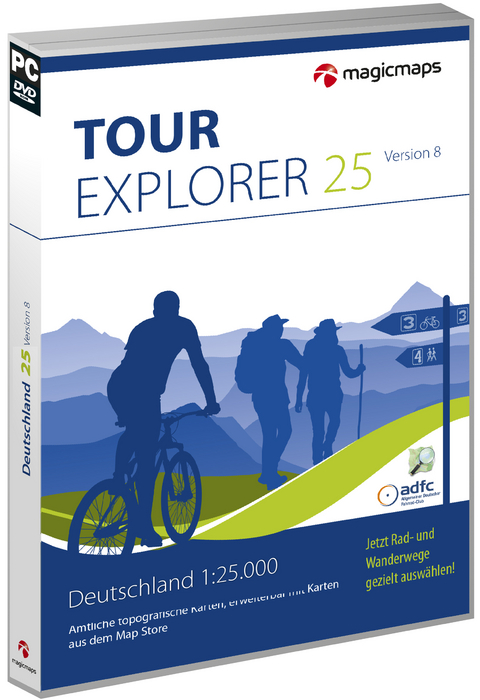 TOUR Explorer 25 Set Süd, Version 8.0