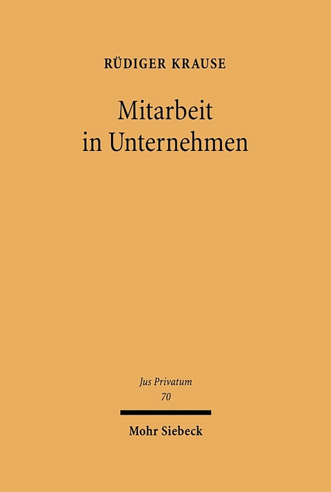 Mitarbeit in Unternehmen - Rüdiger Krause