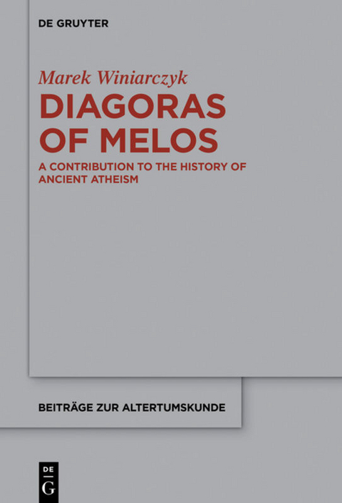 Diagoras of Melos - Marek Winiarczyk