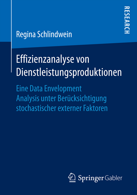 Effizienzanalyse von Dienstleistungsproduktionen - Regina Schlindwein