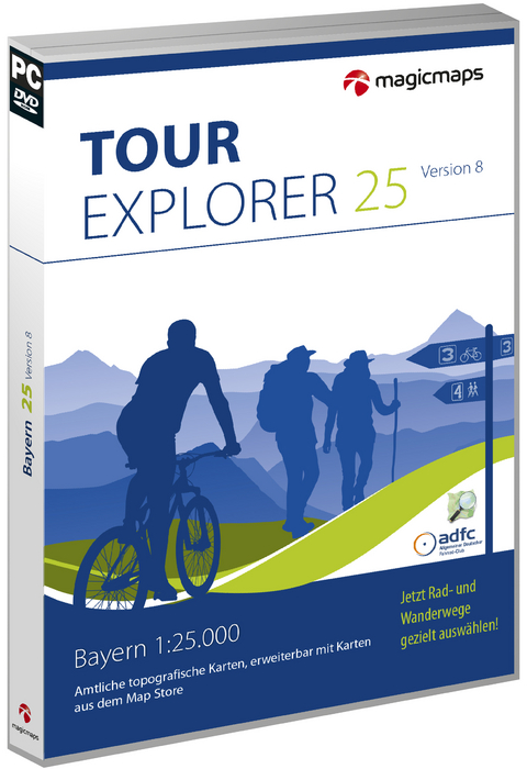 TOUR Explorer 25 Bayern, Version 8.0