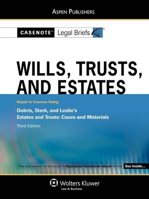 Wills, Trusts, and Estates - 