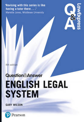 Law Express Question and Answer: English Legal System PDF eBook -  Gary Wilson