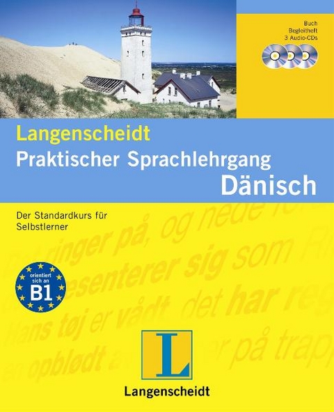 Langenscheidt Praktischer Sprachlehrgang Dänisch - Buch und 3 Audio-CDs + Begleitheft - Marlene Hastenplug