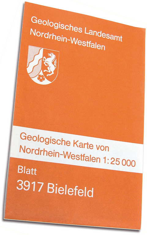 Geologische Karten von Nordrhein-Westfalen 1:25000 / Bielefeld - Adolf Mestwerdt, Otto Burre