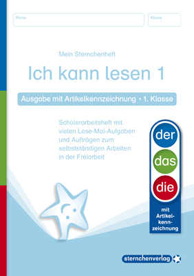 Ich kann lesen 1 - Ausgabe mit Artikelkennzeichnung (DaZ) - 1. Klasse - Katrin Langhans
