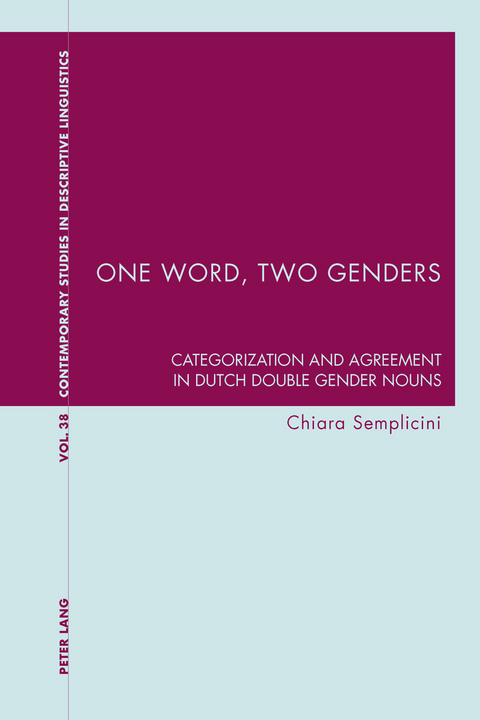 One Word, Two Genders - Chiara Semplicini