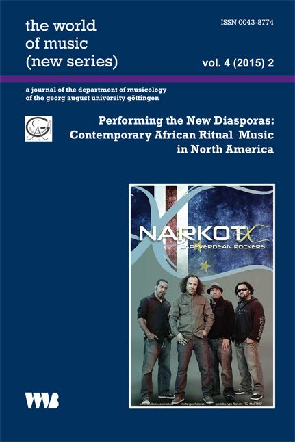 Performing the New Diasporas: Contemporary African Ritual Music in North America - 