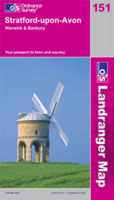 Stratford-upon-Avon, Warwick and Banbury -  Ordnance Survey