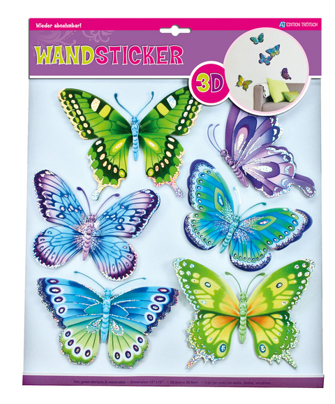 Wandsticker Schmetterlinge 2