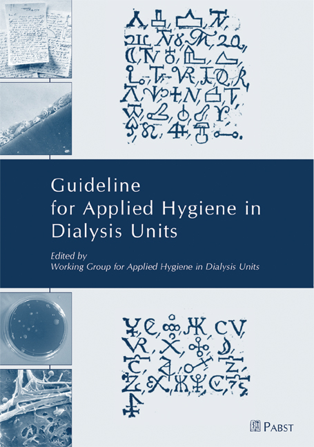 Guideline for Applied Hygiene in Dialysis Units