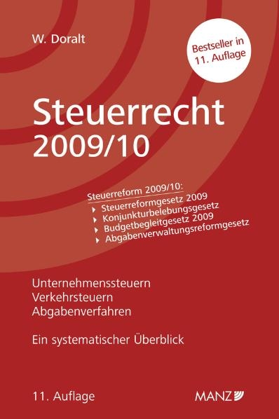 Steuerrecht 2009/10 - Werner Doralt