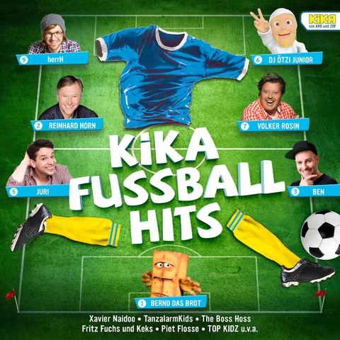 KiKA Fußball Hits, 1 Audio-CD -  Various