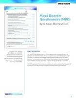 Mood Disorder Questionnaire (MDQ) - Robert M.A. Hirschfeld