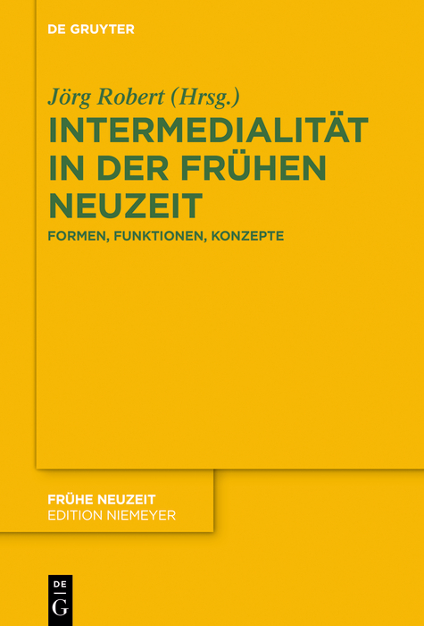 Intermedialität in der Frühen Neuzeit - 