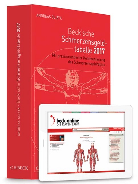 Beck'sche Schmerzensgeld-Tabelle 2017 - Andreas Slizyk