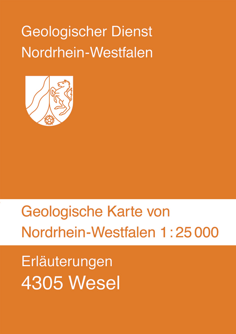 Geologische Karten von Nordrhein-Westfalen 1:25000 / Wesel - Fritz Jansen
