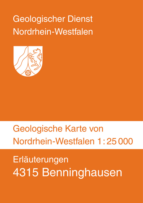 Geologische Karten von Nordrhein-Westfalen 1:25000 / Benninghausen - Klaus Skupin