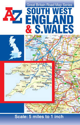 South West England and South Wales Road Map -  Geographers' A-Z Map Company