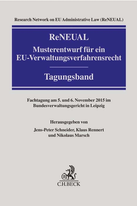 ReNEUAL-Musterentwurf für ein EU-Verwaltungsverfahrensrecht - 