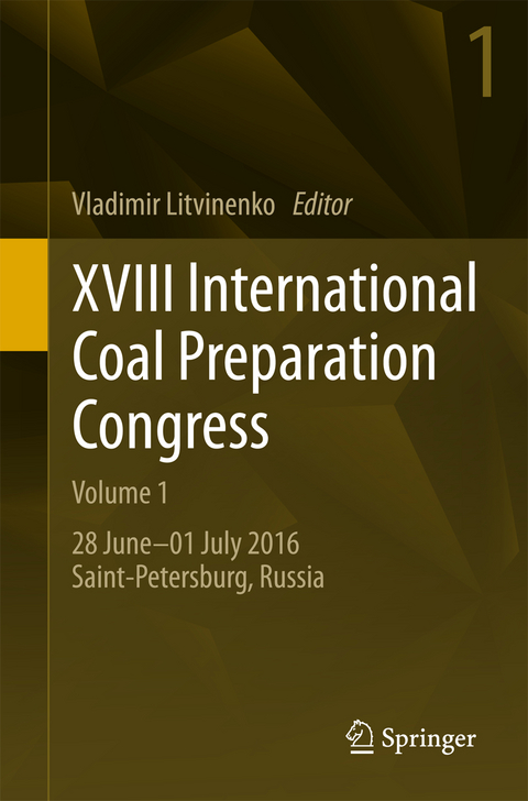XVIII International Coal Preparation Congress - 