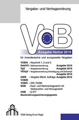 VOB für innerdeutsche und europaweite Vergaben - 