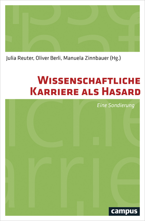 Wissenschaftliche Karriere als Hasard - 