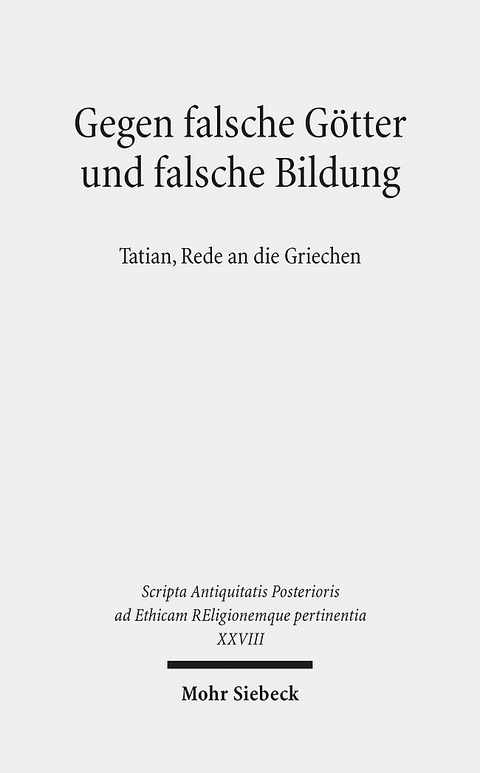 Gegen falsche Götter und falsche Bildung - 