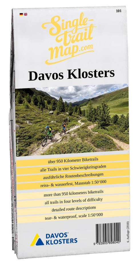 Singletrail Map 101 Davos Klosters - Thomas Giger