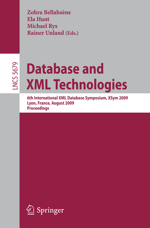 Database and XML Technologies - 