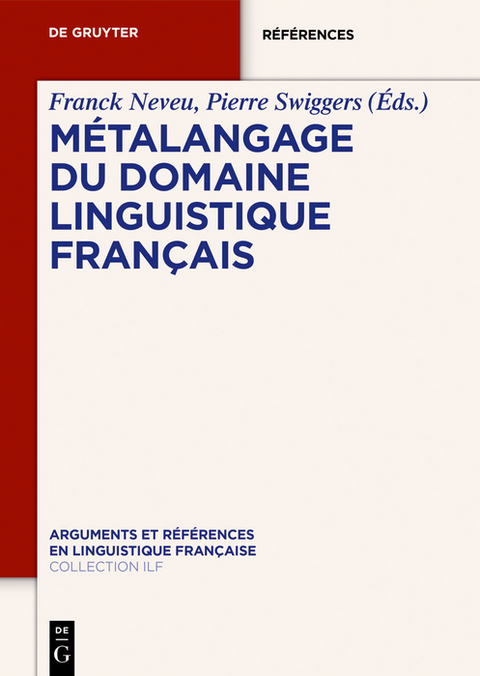 Métalangage(s) du domaine linguistique français - 