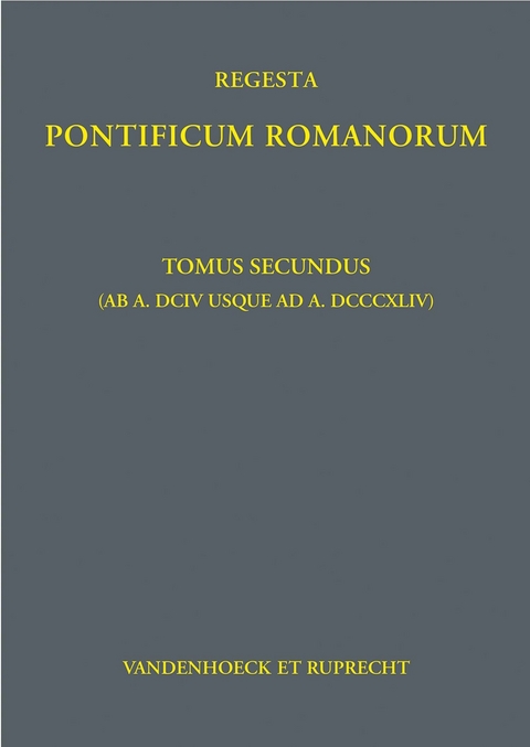 Regesta Pontificum Romanorum -  Philipp Jaffé