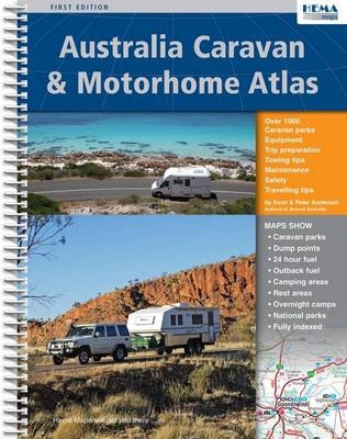 Australia Caravan & Motorhome atlas spir. hema