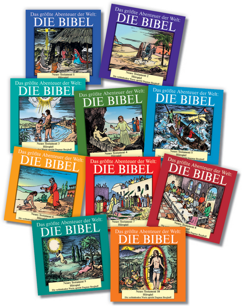 Die Bibel - Neues Testament komplett, 10 CDs