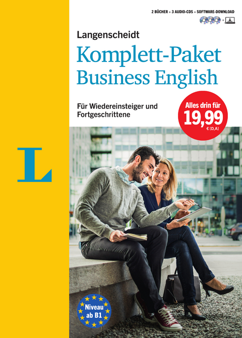 Langenscheidt Komplett-Paket Business English - Sprachkurs mit 2 Büchern, 3 Audio-CDs und Software-Download - Martin Bradbeer