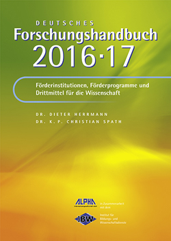 Deutsches Forschungshandbuch 2016/2017 - Dieter Herrmann, Christian Spath