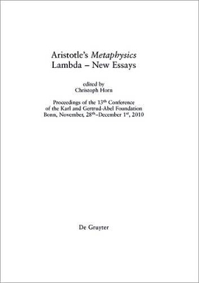 Aristotle's "Metaphysics" Lambda - New Essays - 