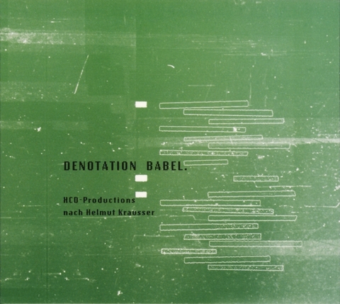 Denotation Babel - Helmut Krausser