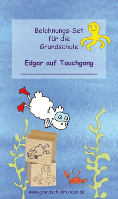 Belohnungs-Set 2 für die Grundschule - Edgar auf Tauchgang