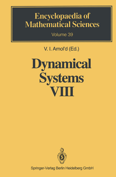 Dynamical Systems VIII - 