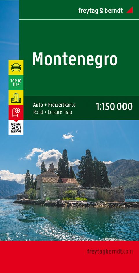 Montenegro, Autokarte 1:150.000, Top 10 Tips - 