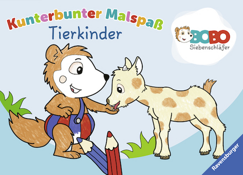 Bobo Siebenschläfer: Kunterbunter Malspaß Tierkinder