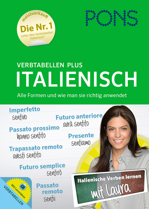 PONS Verbtabellen Plus Italienisch / Alle Formen und wie man sie richtig anwendet