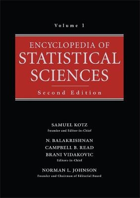 Encyclopedia of Statistical Sciences, Volume 1 - 