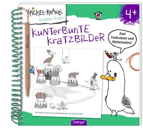 Krickel-Krakel Kratzbilder